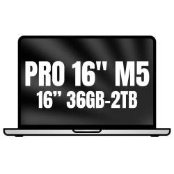 Apple Macbook Pro 16'/ M5 Max 18-Core CPU/ 36GB/ 2TB SSD/ 32-Core GPU/ Plata
