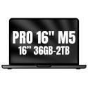 Apple Macbook Pro 16'/ M5 Max 18-Core CPU/ 36GB/ 2TB SSD/ 32-Core GPU/ Negro Espacial