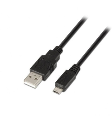 Cable usb 2.0 aisens a101-0029/ usb macho - microusb macho/ 3m/ negro