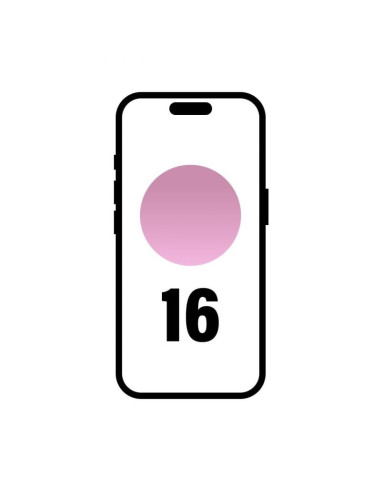 Smartphone apple iphone 16 128gb/ 6.1'/ 5g/ rosa