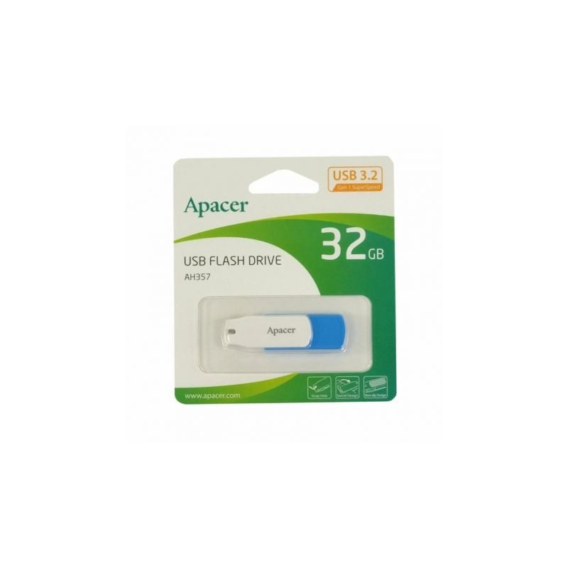 Pendrive 32gb apacer ah357 usb 3.2