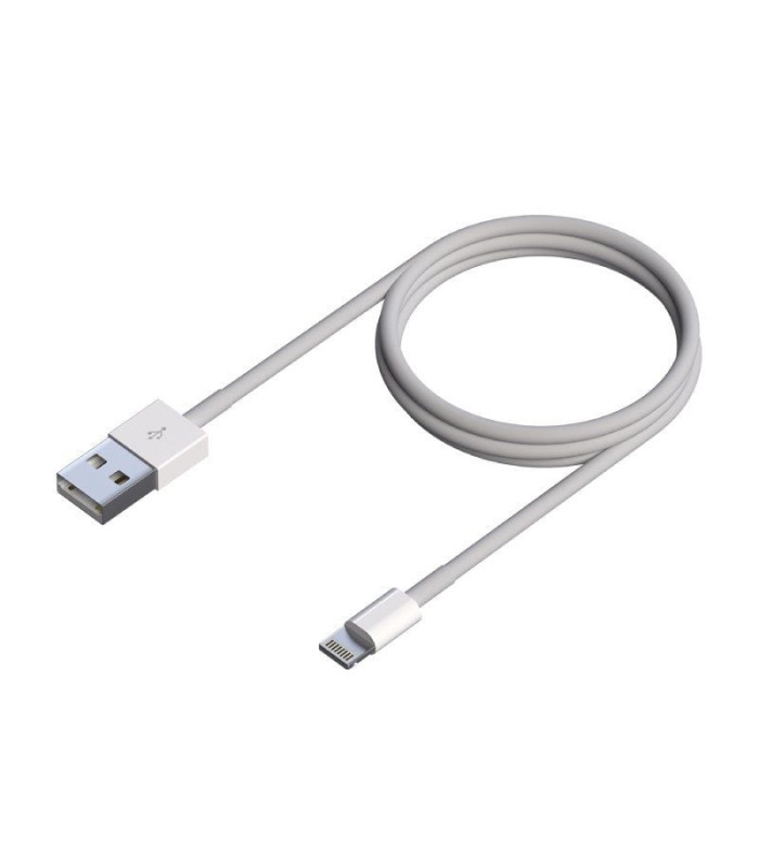 Cable usb 2.0 lightning aisens a102-0542/ usb macho - lightning macho/ 50cm/ blanco