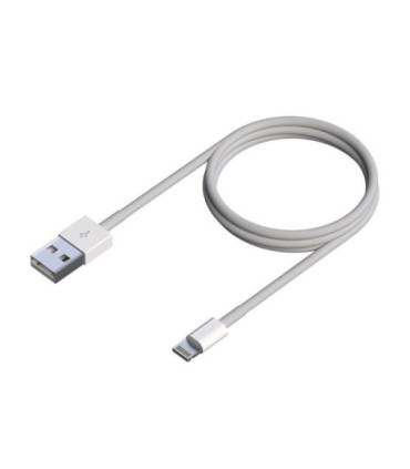 Cable usb 2.0 lightning aisens a102-0542/ usb macho - lightning macho/ 50cm/ blanco