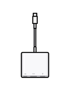 Adaptador usb-c digital av multiport macbook v3 mw5m3zm/a