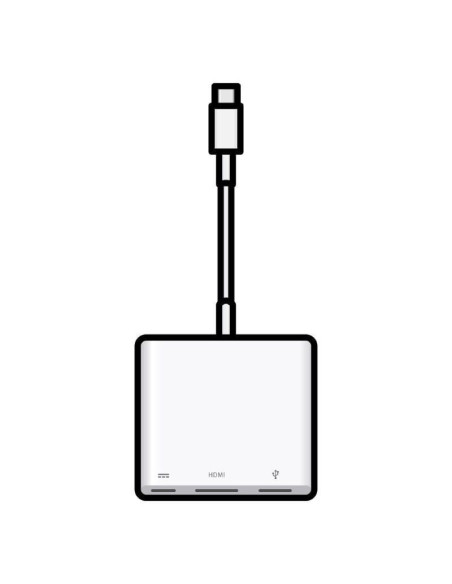 Adaptador usb-c digital av multiport macbook v3 mw5m3zm/a