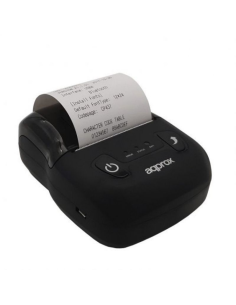 Impresora de tickets approx apppos58portable+/ térmica/ ancho papel 58mm/ usb-bluetooth/ negra