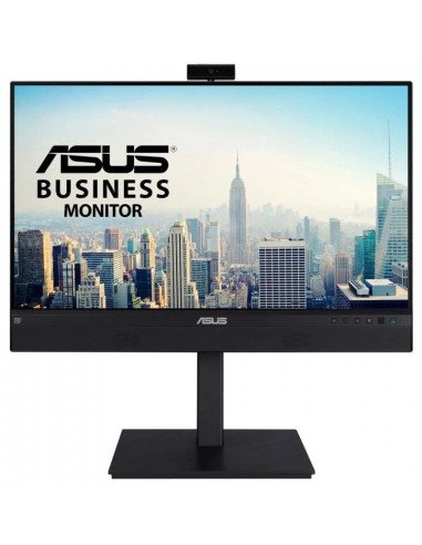 Monitor profesional asus be24ecsnk 23.8'/ full hd/ webcam/ multimedia/ regulable en altura/ negro