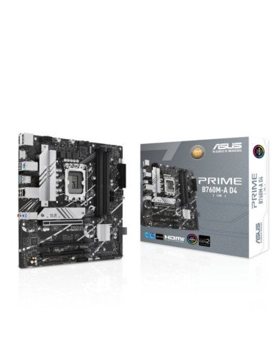 Placa base asus prime b760m-a d4-csm/ socket 1700/ micro atx