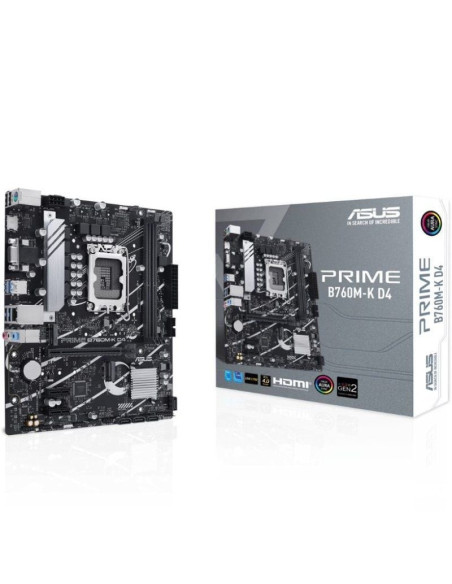 Placa base asus prime b760m-k d4 socket 1700/ micro atx