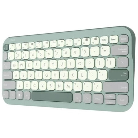 Teclado inalámbrico asus marshmallow kw100/ verde