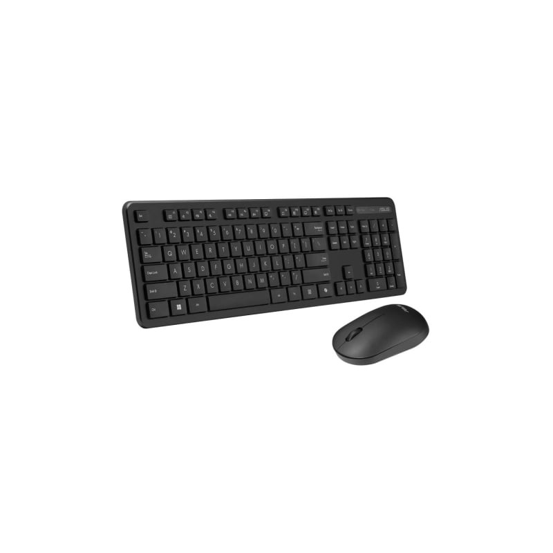 Teclado y ratón inalámbricos asus cw100/ negro