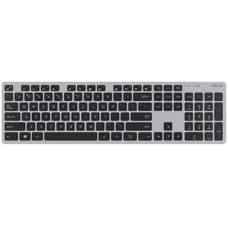 Teclado y ratón inalámbricos asus w5000 wireless/ gris