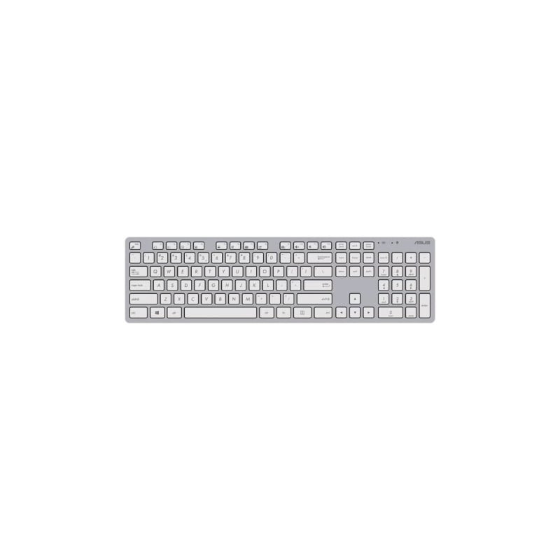 Teclado y ratón inalámbricos asus w5000 wireless/ blanco
