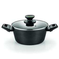 Cacerola Alta Monix Green M480320/ Ø20cm/ Aluminio forjado/ Apta para Inducción