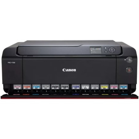 Impresora fotográfica a2 canon imageprograf pro-1100 wifi/ negra