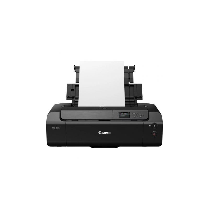 Impresora fotográfica a3+ canon pixma pro-200s wifi/ negra