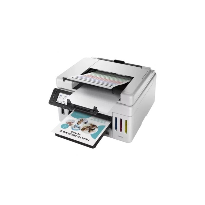Multifunción recargable canon maxify gx6550 megatank wifi/ dúplex/ blanca