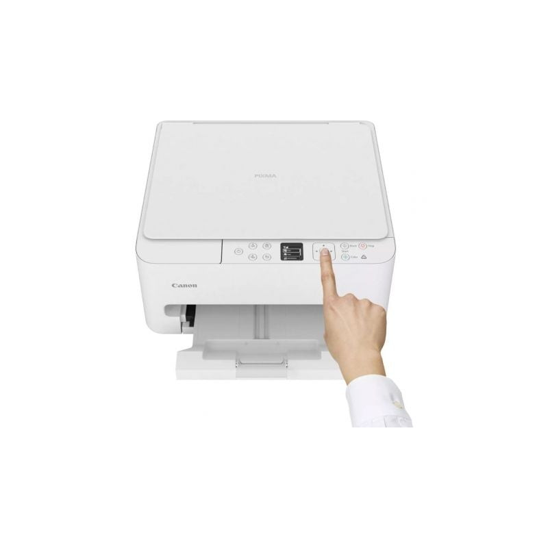 Multifunción fotográfica canon pixma ts6550i wifi/ dúplex/ blanca