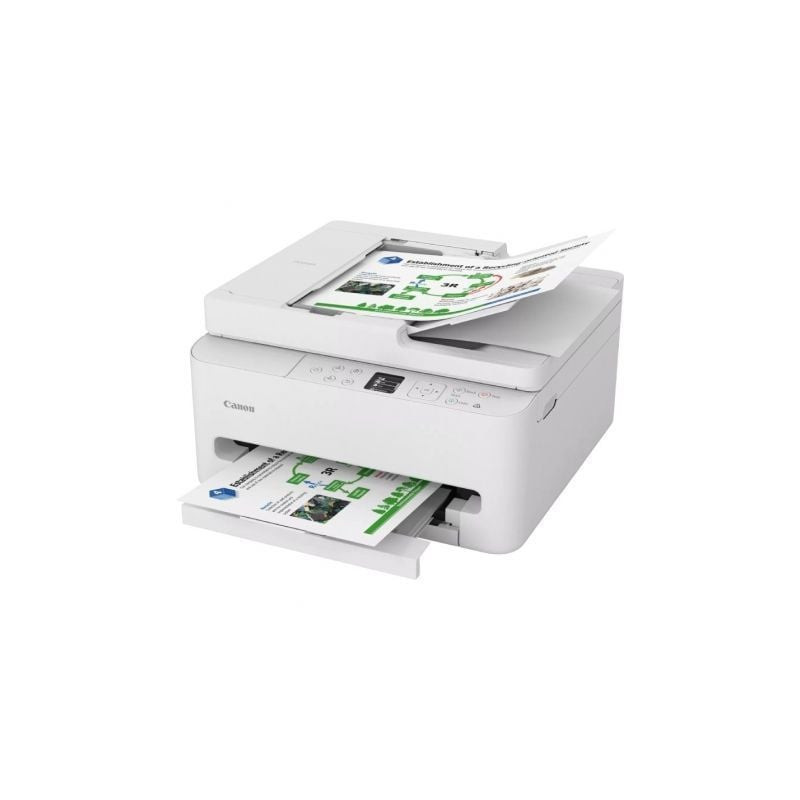 Multifunción canon pixma ts7550i wifi/ dúplex/ blanca