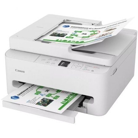 Multifunción canon pixma ts7550i wifi/ dúplex/ blanca