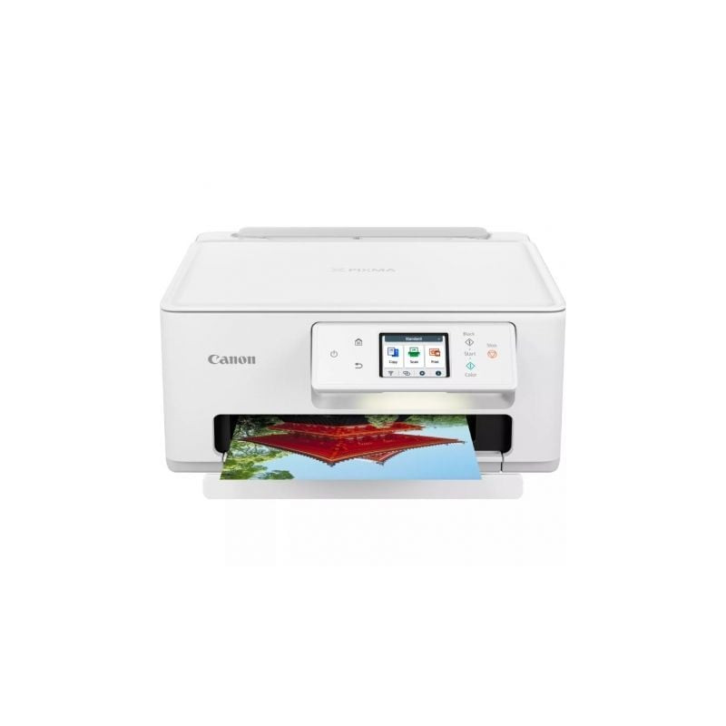 Multifunción fotográfica canon pixma ts7650i wifi/ dúplex/ blanca
