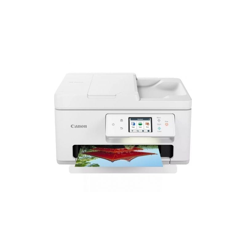 Multifunción fotográfica canon pixma ts7750i wifi/ dúplex/ blanca