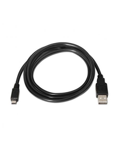 Cable usb 2.0 nanocable 10.01.0503/ usb macho - microusb macho/ 3m/ negro