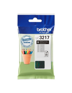 Cartucho de tinta original brother lc-3217bk/ negro