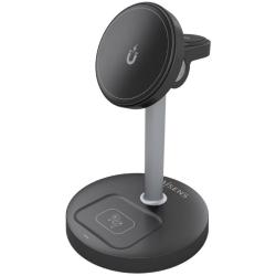 Base de carga Inalámbrica Aisens ASCH-15W3WC066-BK/ 15W/ Negro