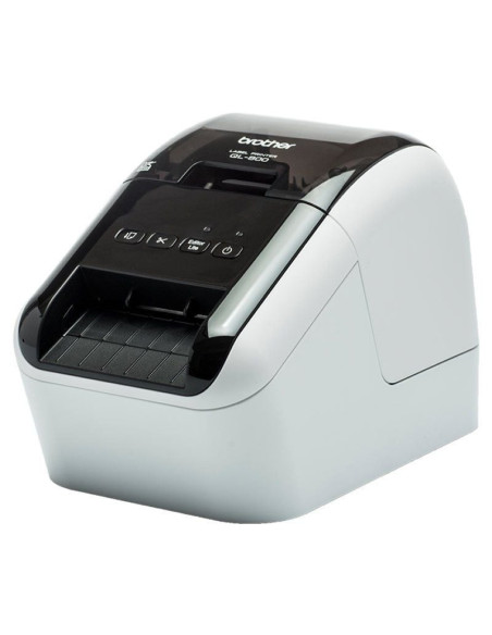 Impresora de etiquetas brother ql-800/ térmica/ ancho etiqueta 62mm/ usb/ blanca y negra