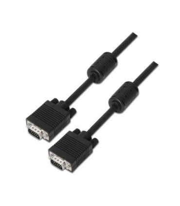 Cable svga aisens a113-0075/ vga macho - vga macho/ hasta 3w/ 10mbps/ 15m/ negro