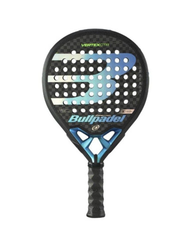 Pala de pádel bullpadel vertex 02 control proline 2020 (fede chingotto)/ azul y negra