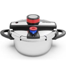 Olla a Presión Orbegozo HP 4200/ 4L/ Acero Inoxidable/ Apta para Inducción