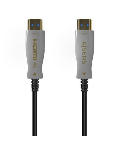 Cable hdmi 2.0 aoc 4k aisens a148-0700/ hdmi macho - hdmi macho/ 150m/ negro