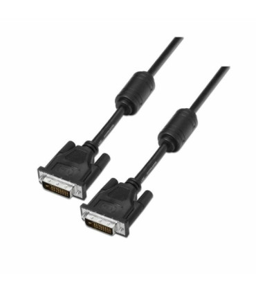 Cable dvi aisens a117-0089/ dvi-d macho - dvi-d macho/ hasta 3w/ 10mbps/ 1.8m/ negro