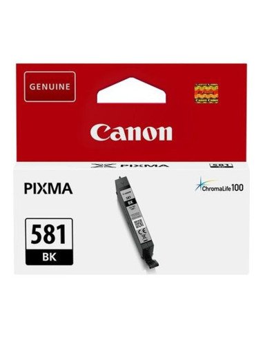 Cartucho de tinta original canon cli-581bk/ negro