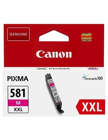 Cartucho de tinta original canon cli-581xxl alta capacidad/ magenta