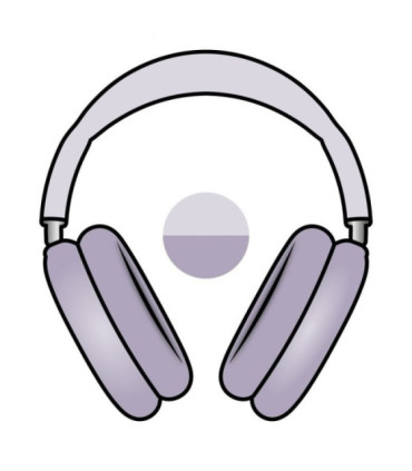 Auriculares bluetooth apple airpods max usb-c/ púrpura