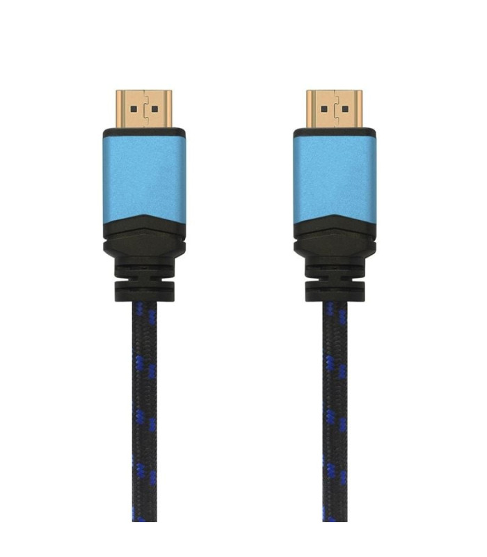 Cable hdmi 2.0 4k aisens a120-0357/ hdmi macho - hdmi macho/ 2m/ negro/ azul