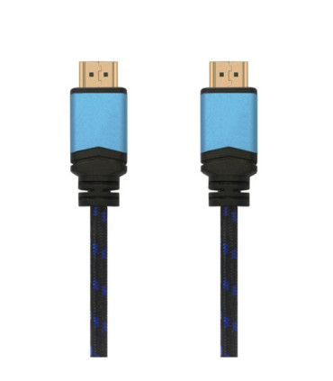 Cable hdmi 2.0 4k aisens a120-0357/ hdmi macho - hdmi macho/ 2m/ negro/ azul