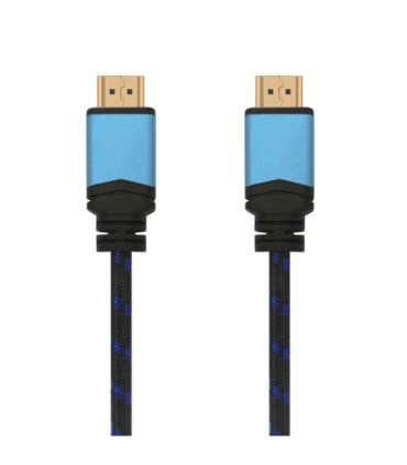 Cable hdmi 2.0 4k aisens a120-0358/ hdmi macho - hdmi macho/ 3m/ negro/ azul