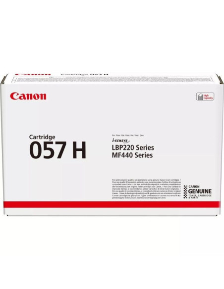 Tóner original canon i-sensys nº057h alta capacidad/ negro
