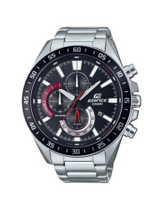 Reloj analógico casio edifice classic classic efv-620d-1a4vuef/ 55mm/ plata y negro