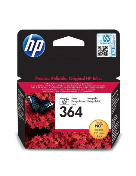 Cartucho de tinta original hp nº364/ negro fotográfico