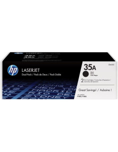 Tóner original hp nº35a multipack/ 2x negro