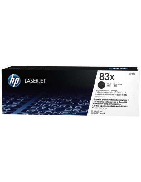 Tóner original hp nº83x xl alta capacidad/ negro