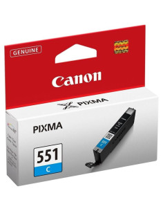 Cartucho de tinta original canon cli-551c/ cian