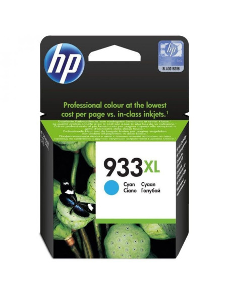 Cartucho de tinta original hp nº933 xl alta capacidad/ cian