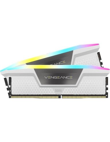 Memoria ram corsair vengeance rgb 2 x 16gb/ ddr5/ 6000mhz/ 1.35v/ cl36/ dimm