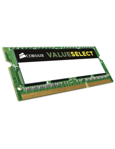 Memoria ram corsair valueselect 8gb/ ddr3/ 1600mhz/ 1.35v-1.5v/ cl11/ sodimm